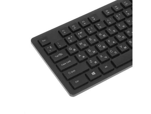 Клавиатура проводная Acer OKW020 черный slim (ZL.KBDEE.001)